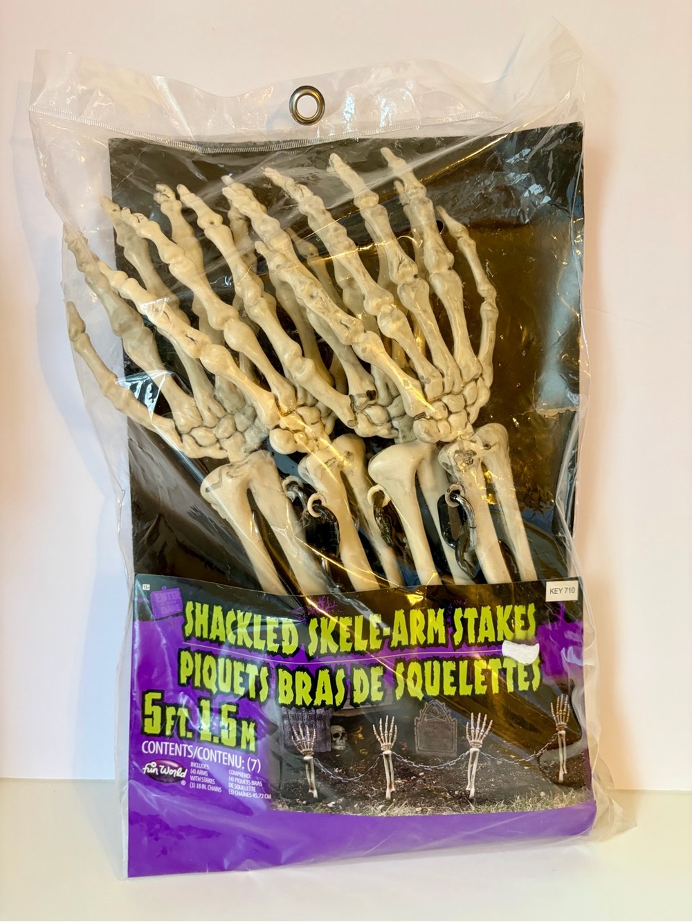 Shackled Skele-Arm Steaks Halloween Decoration